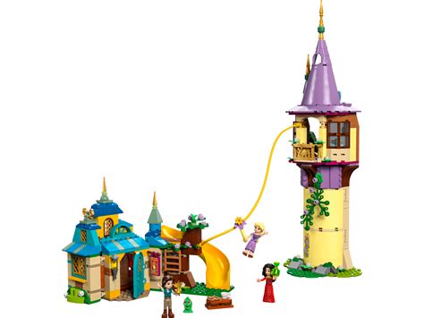 rapunzel flower lego|Rapunzels Tower & The Snuggly Duckling 43241